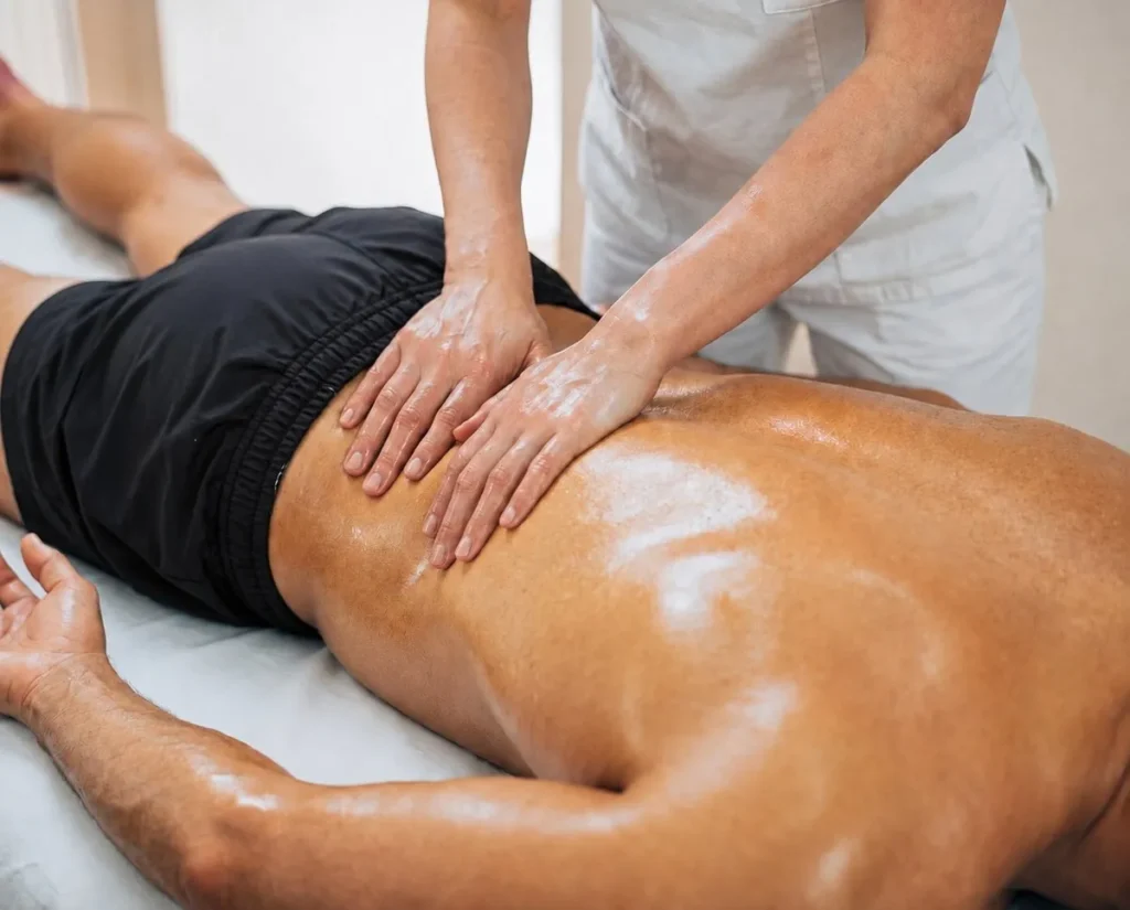 Rückenmassage mit Öl im Harmonie Haus in Rapperswil-Jona